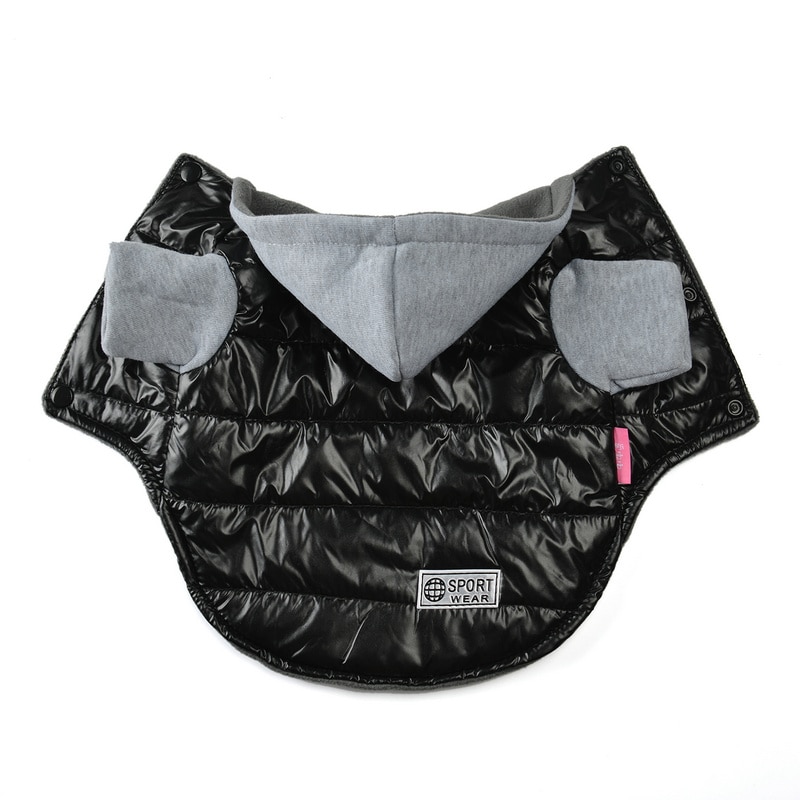 Roupa Pet Inverno com Capuz Para Cachorro