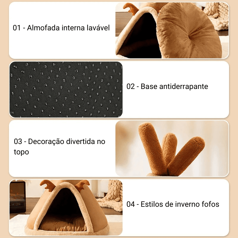 Cabana Pet Aconchegante para Gatos