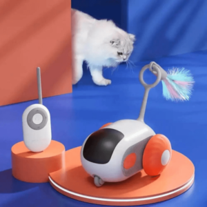 Carrinho de Brinquedo para Gatos com Controle -1