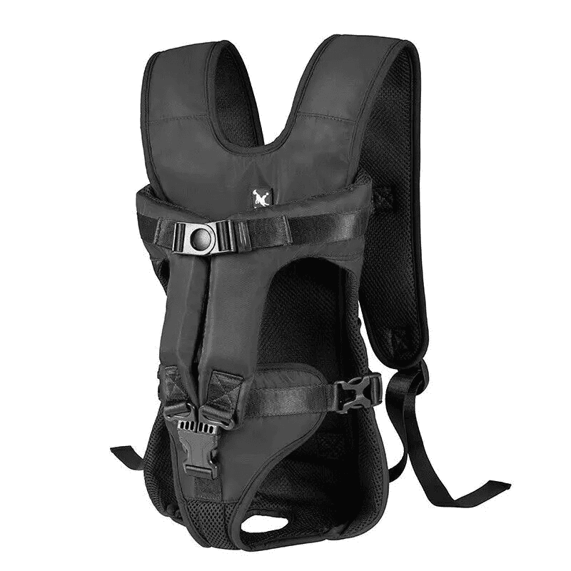 Mochila Canguru para Pet Ajustável - Preto