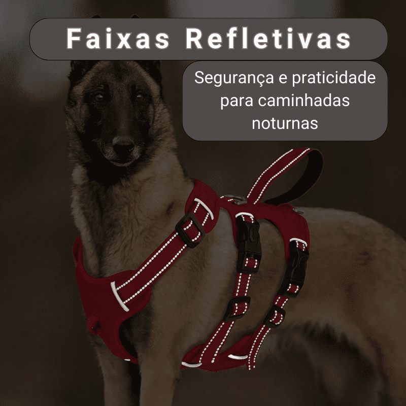 Peitoral Antifuga para Cachorros Médios e Grandes