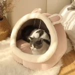 Casinha para Gatos em Pelúcia – Coelho rosa