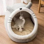 Casinha para Gatos em Pelúcia – Chinchilla cinza