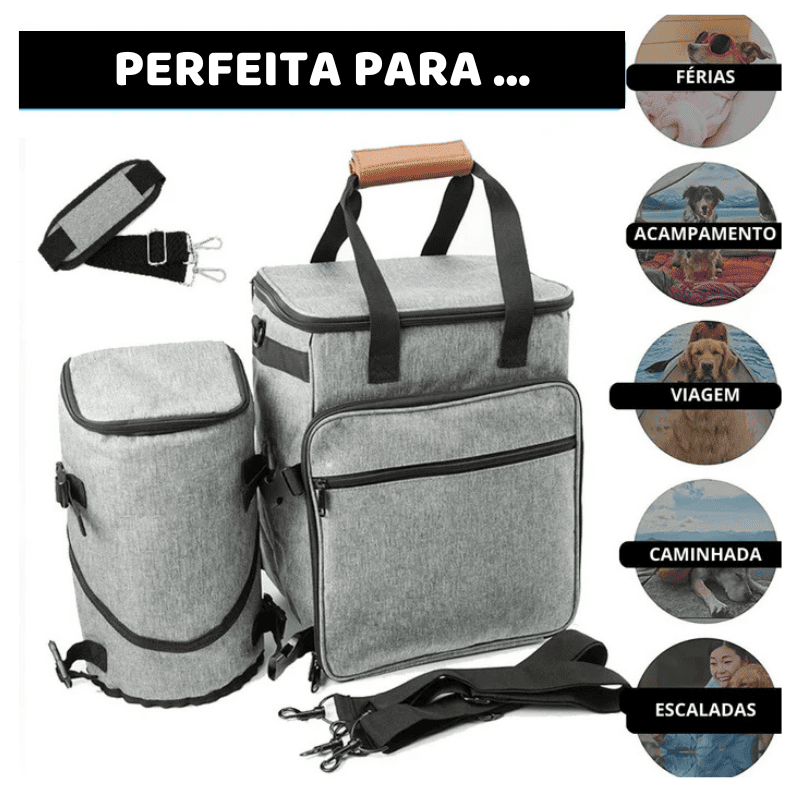 Bolsa de Viagem para Cachorro Organizadora