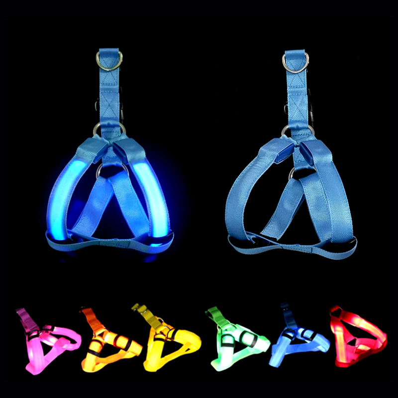 Coleira LED para Cachorro Recarregável