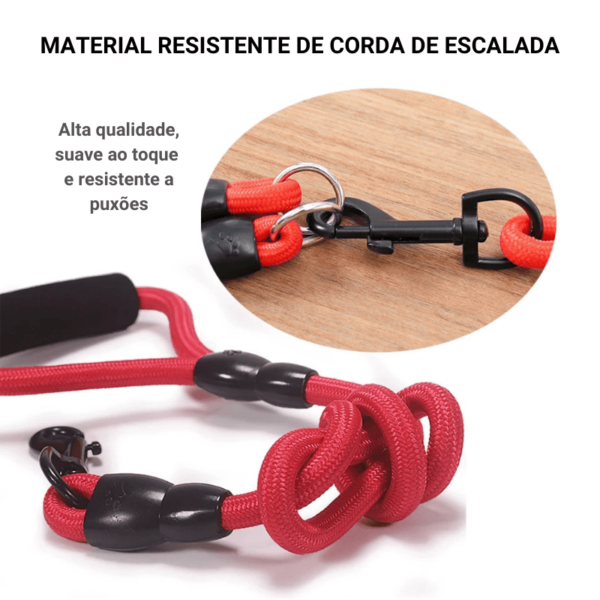 Guia de Corda Pet Dois ou Mais Cachorros – material de corda de escalada