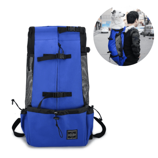 Mochila de Passeio Pet Carrier para Cachorro – Azul