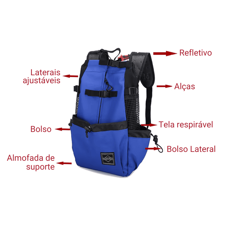 Mochila de Passeio Pet Carrier para Cachorro