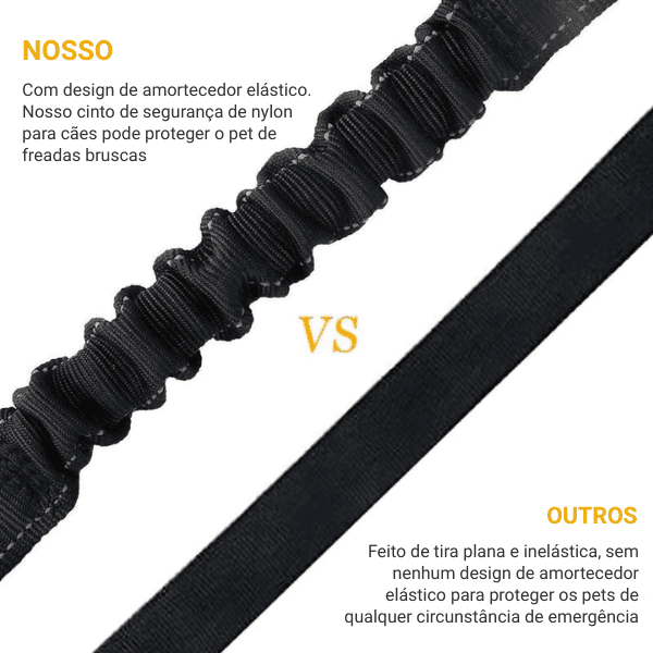 Cinto de Segurança Pet 2 em 1