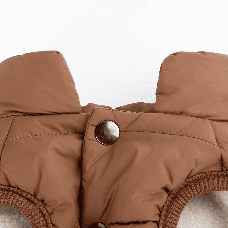 Roupa Pet Inverno para Cachorro – detalhe botão