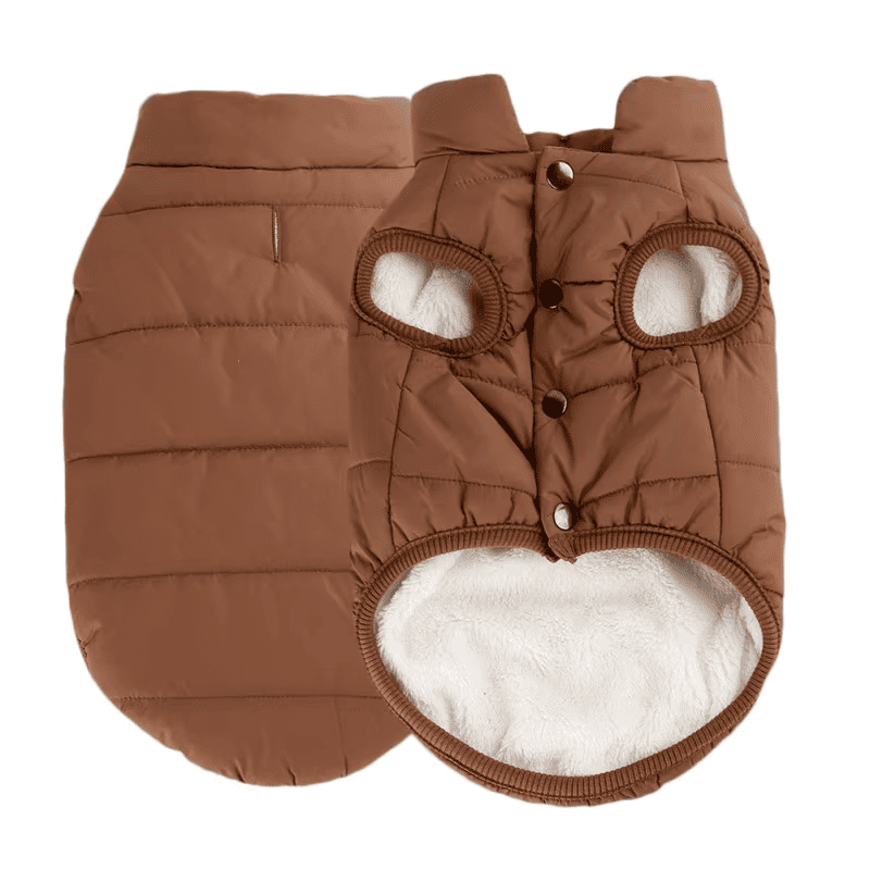 Roupa Pet Inverno para Cachorro – marrom café