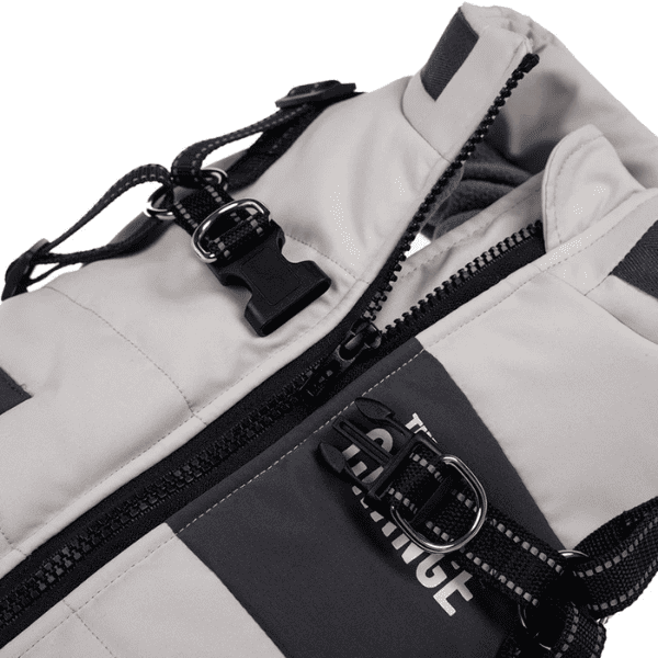 Roupinha de Frio para Cachorro 2 em 1 – detalhes costas