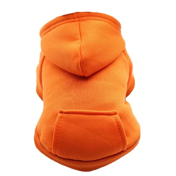 Moletom para Cachorro com Capuz – Raças Pequenas – Laranja