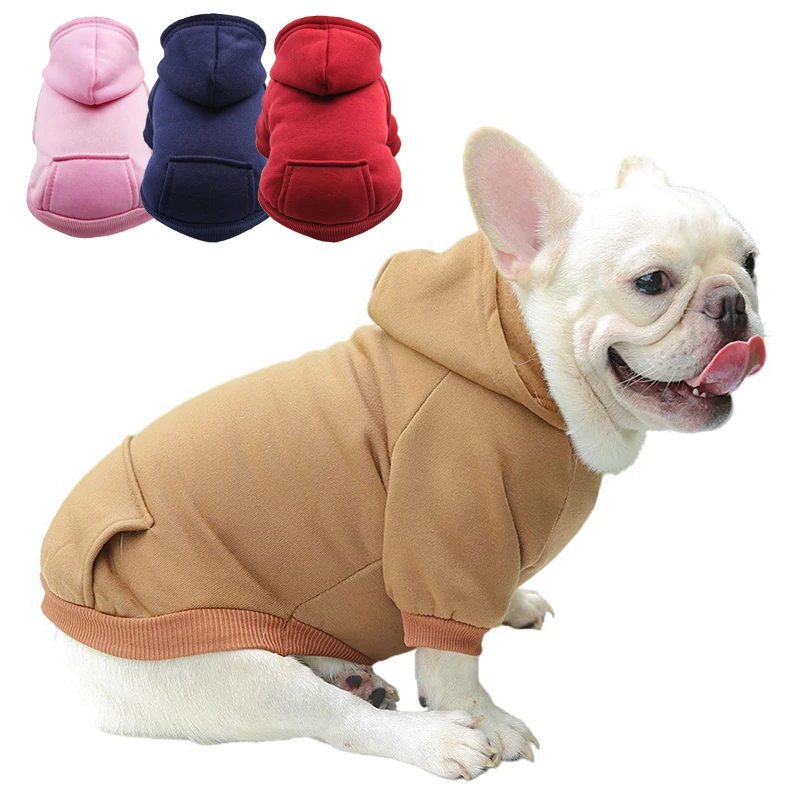 Moletom para Cachorro com Capuz - Raças Pequenas
