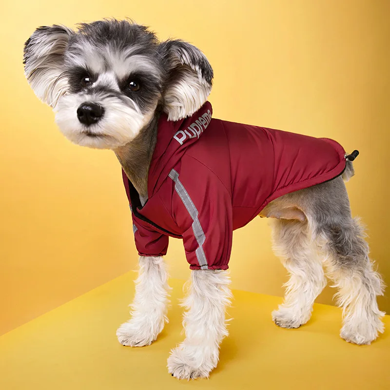 Roupa de Frio para Cachorro Pupreme Dog Face Impermeável vermelho