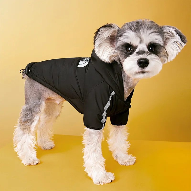 Roupa de Frio para Cachorro Pupreme Dog Face Impermeável Preto