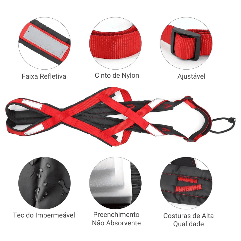 Peitoral de Tração X-Back para Cães Grandes - Composição