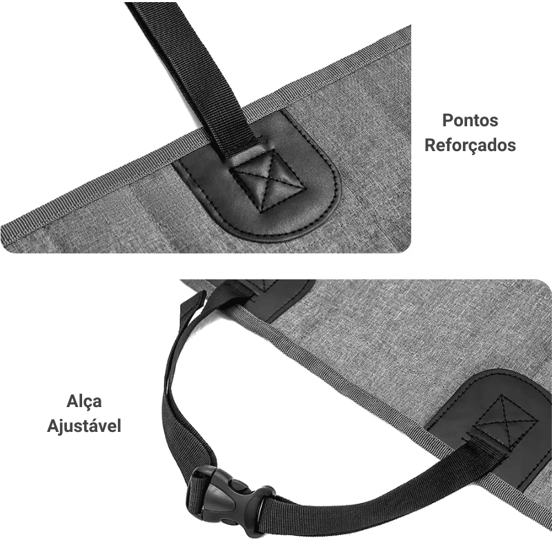 Cesto Protetor para Cachorro 2 em 1: Capa de Banco Dianteiro