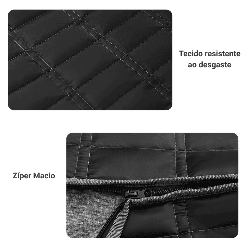 Cesto Protetor para Cachorro 2 em 1: Capa de Banco Dianteiro